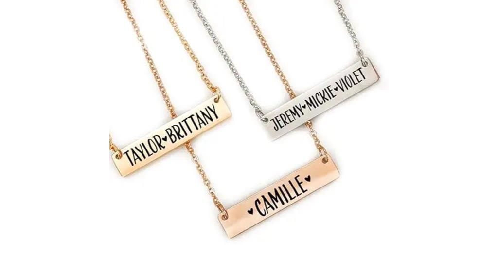 custom kids name necklace