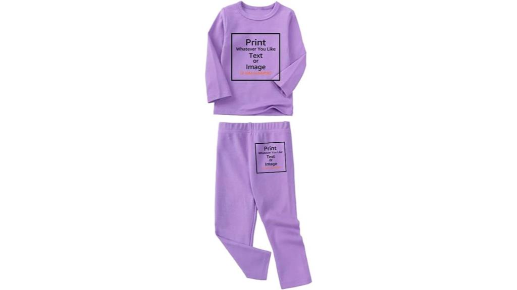 custom kids pajama set