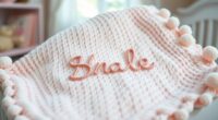 custom knit baby blankets