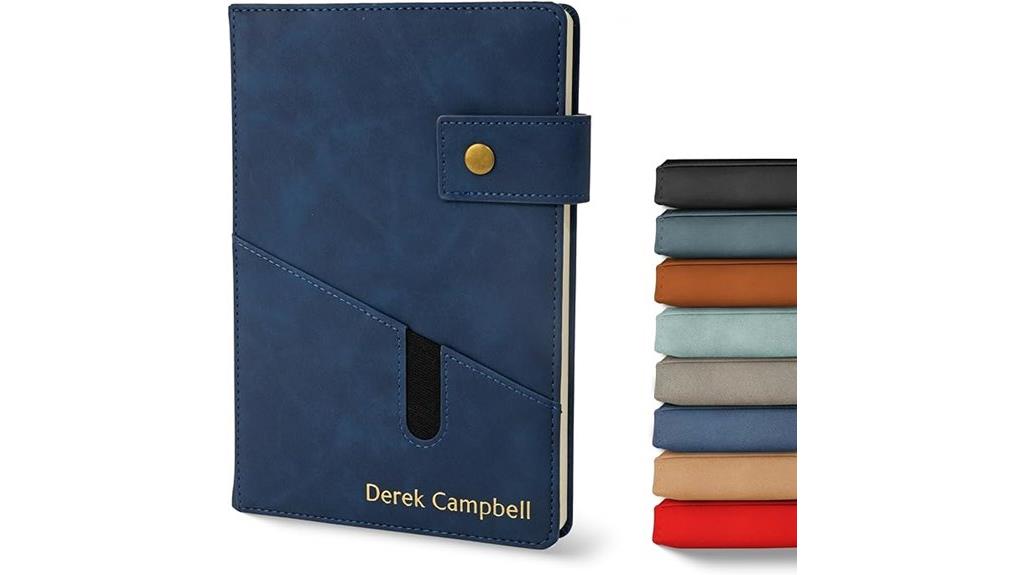 custom leather journal notebook