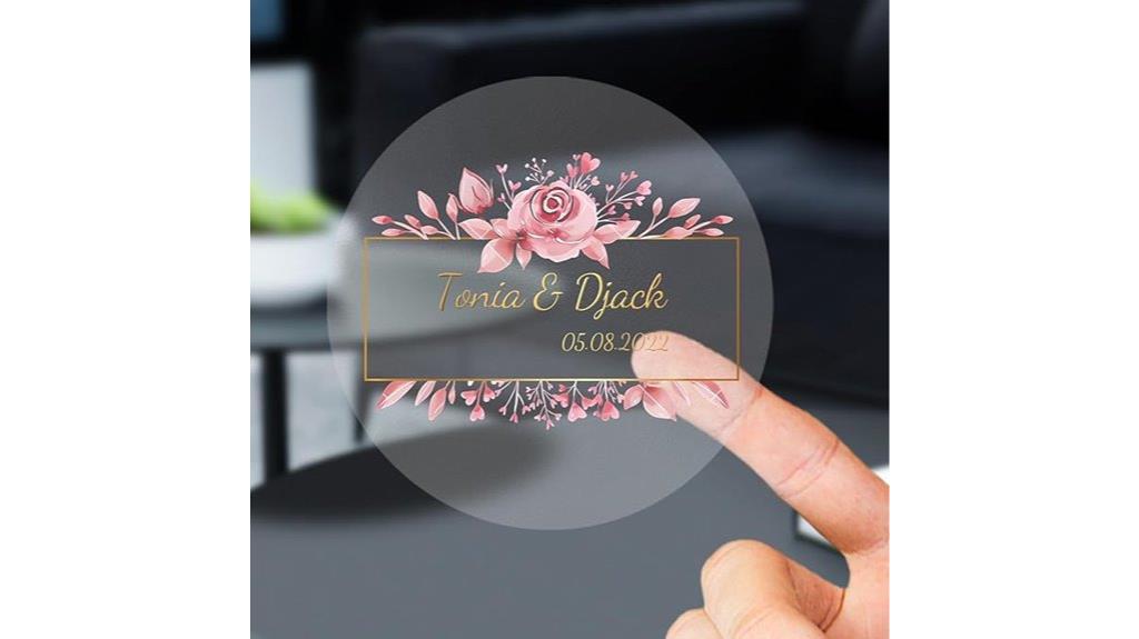 custom logo name stickers