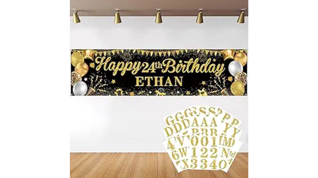 custom name age banner