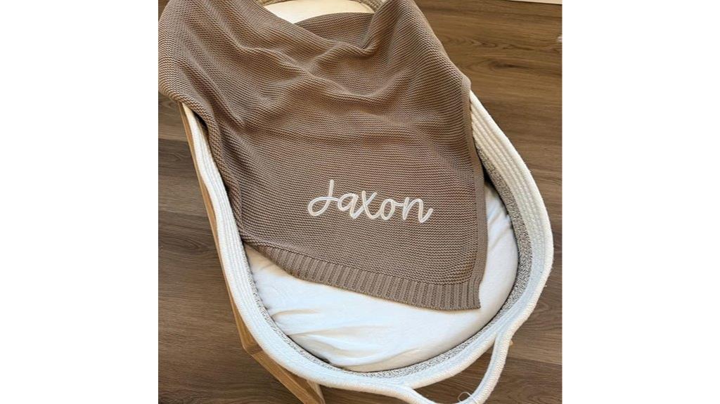 custom name baby blanket