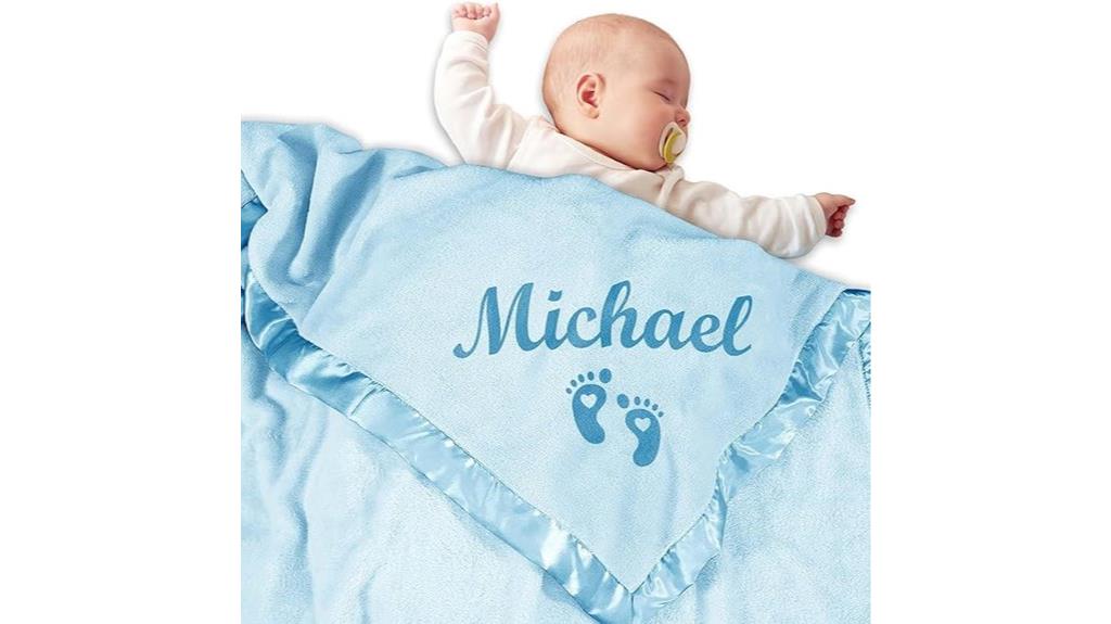 custom name baby blanket