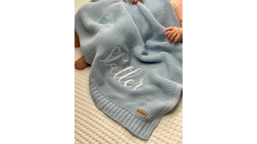 custom name baby blanket