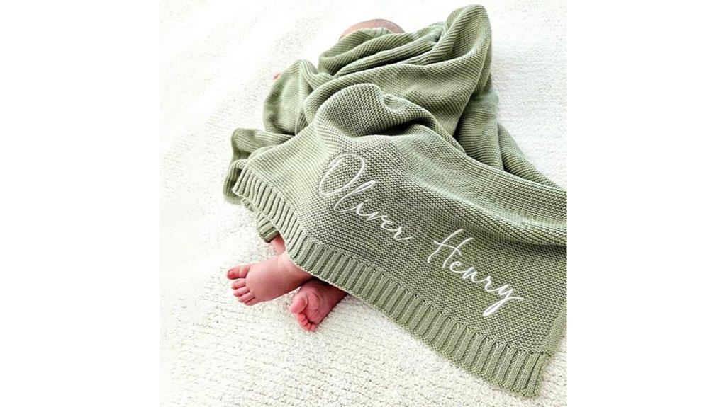 custom name baby blanket