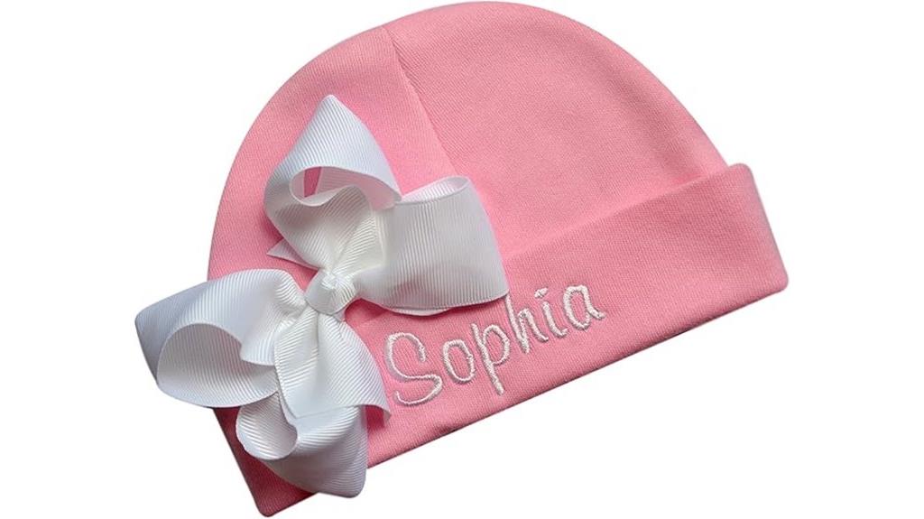 custom name baby hat