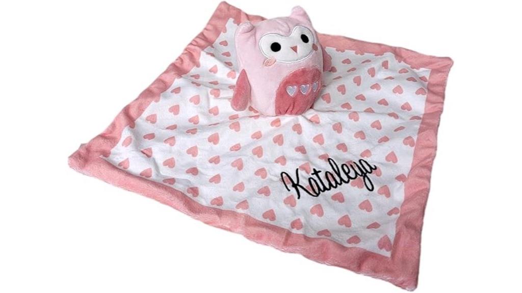 custom name baby lovey