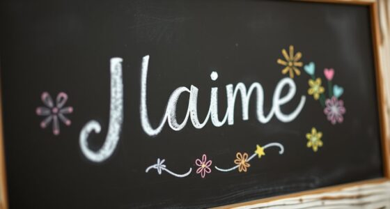 custom name chalkboard signs