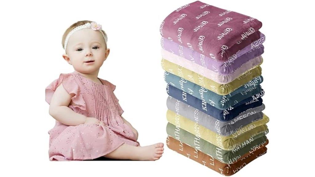 custom name girl baby blanket