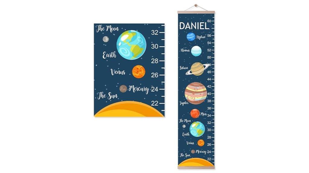 custom name height chart