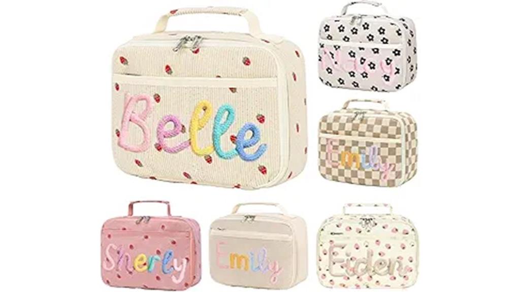 custom name logo lunchbag