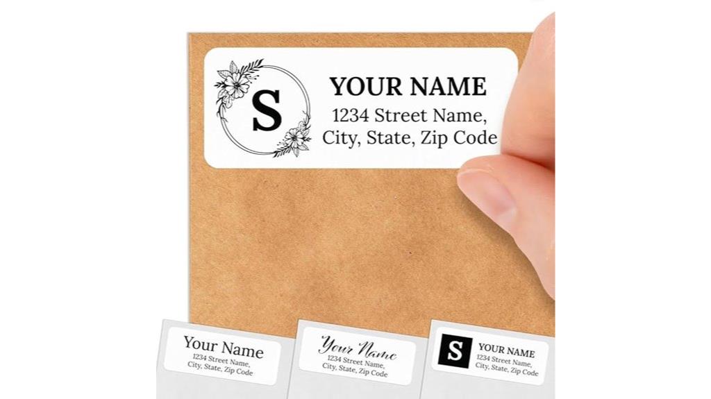 custom name mailing labels