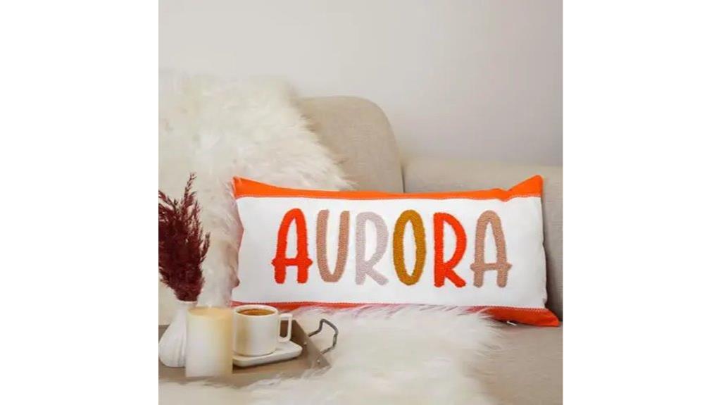 custom name nursery pillow
