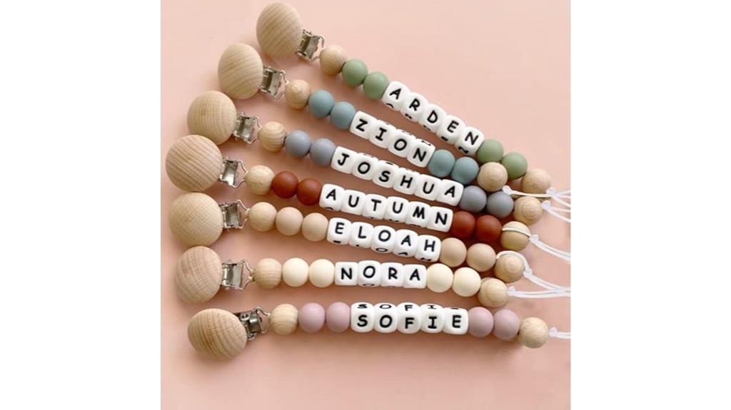 custom name pacifier holder