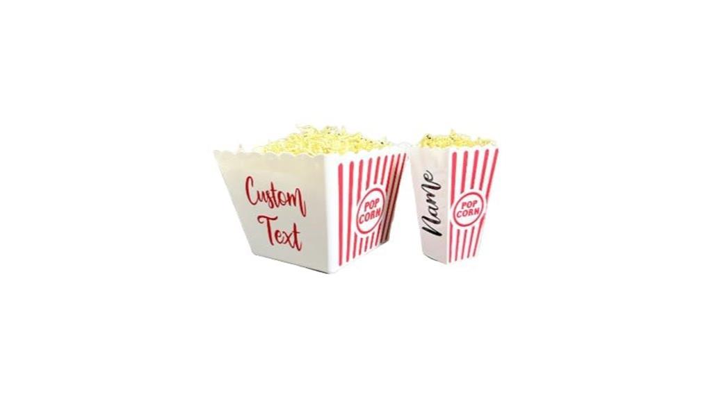 custom name popcorn bucket