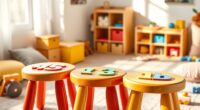 custom name puzzle stools