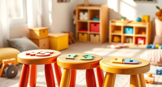 custom name puzzle stools