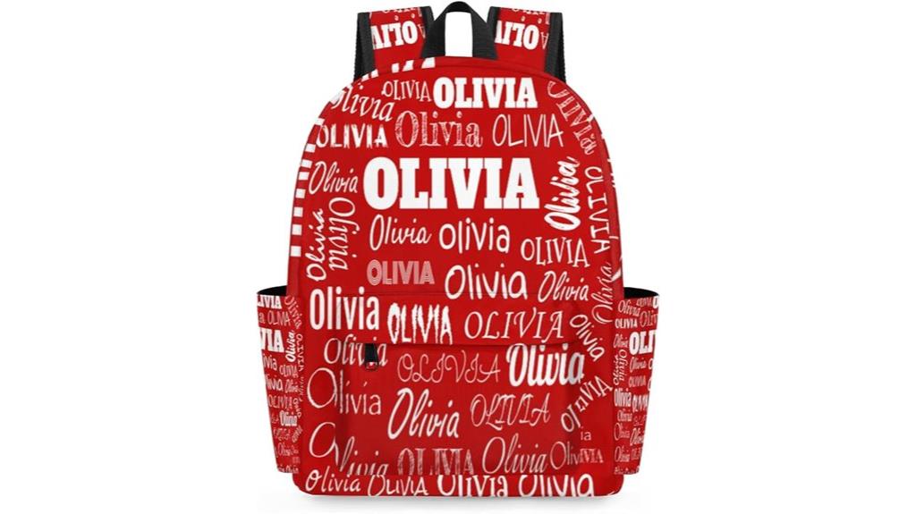 custom name toddler backpack