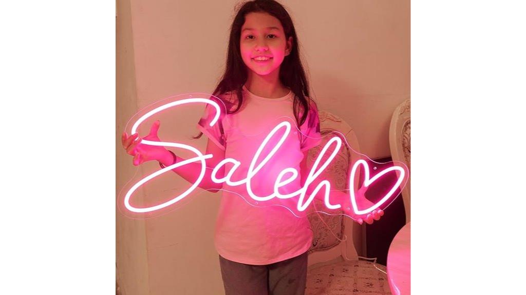 custom neon birthday sign