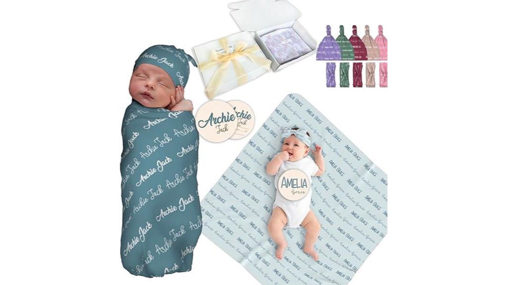 custom newborn swaddle blanket