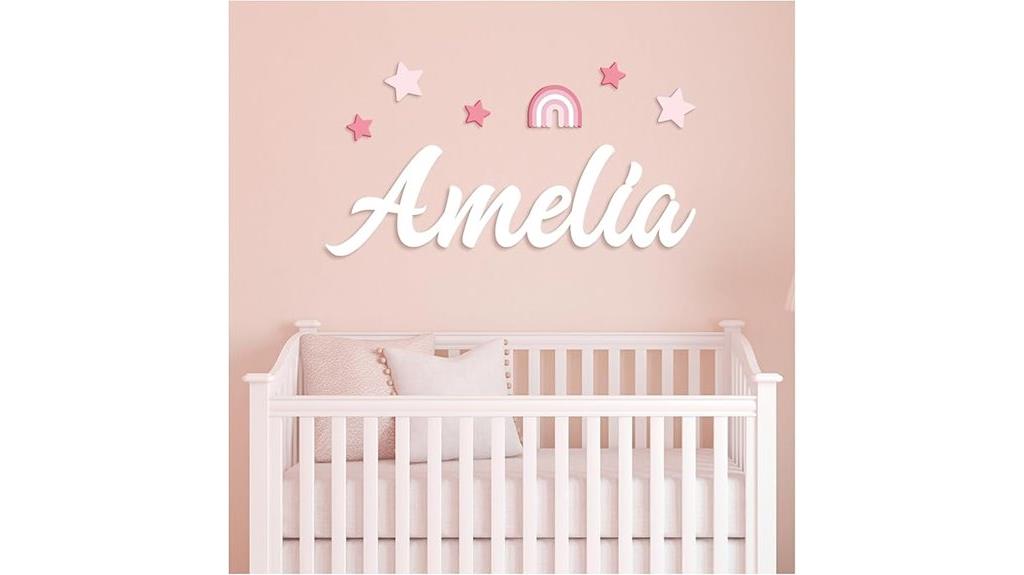 custom nursery name sign