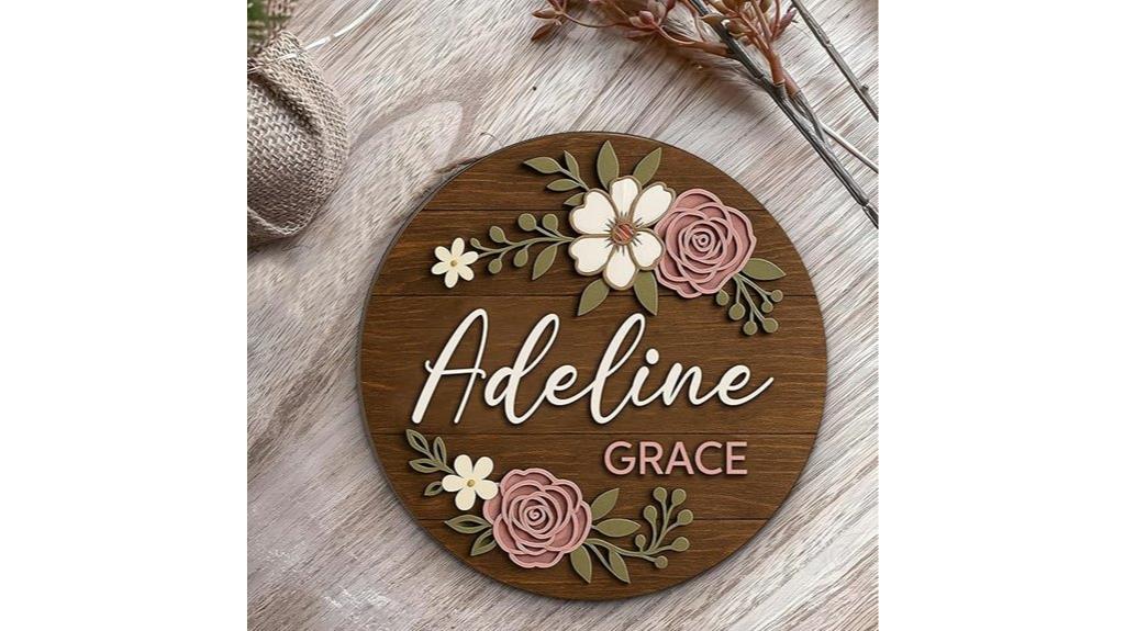 custom nursery name sign