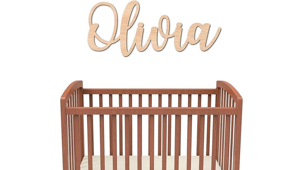 custom nursery wood sign
