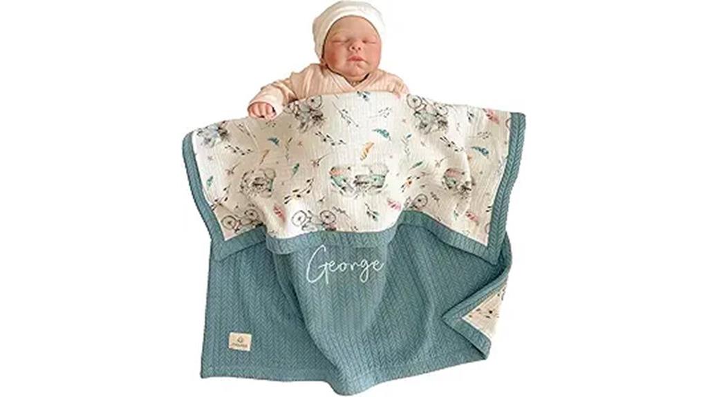 custom organic baby blanket