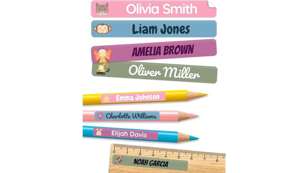 custom pencil name labels
