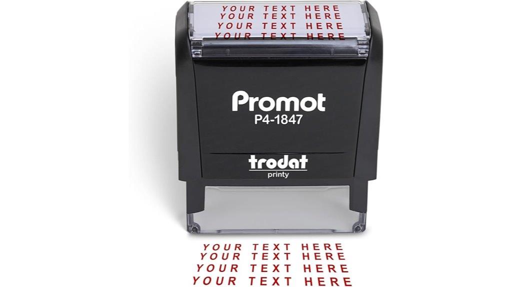 custom self inking address stamp