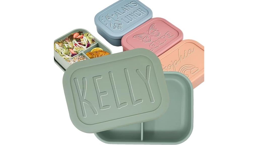 custom silicone meal organizer