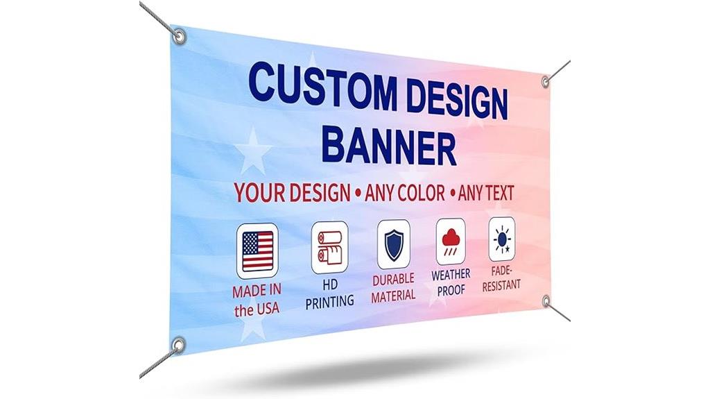 custom size vinyl banner