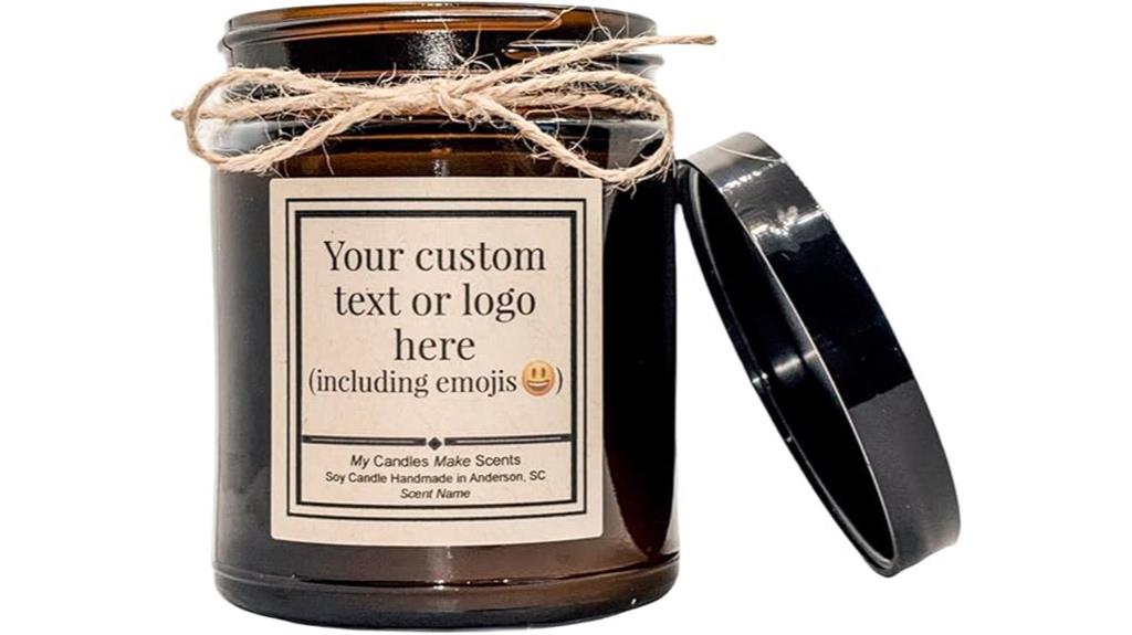 custom soy candle jars