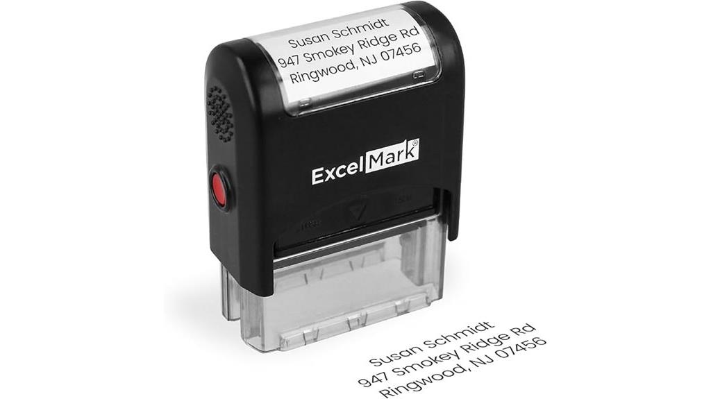 custom stamp for addressing