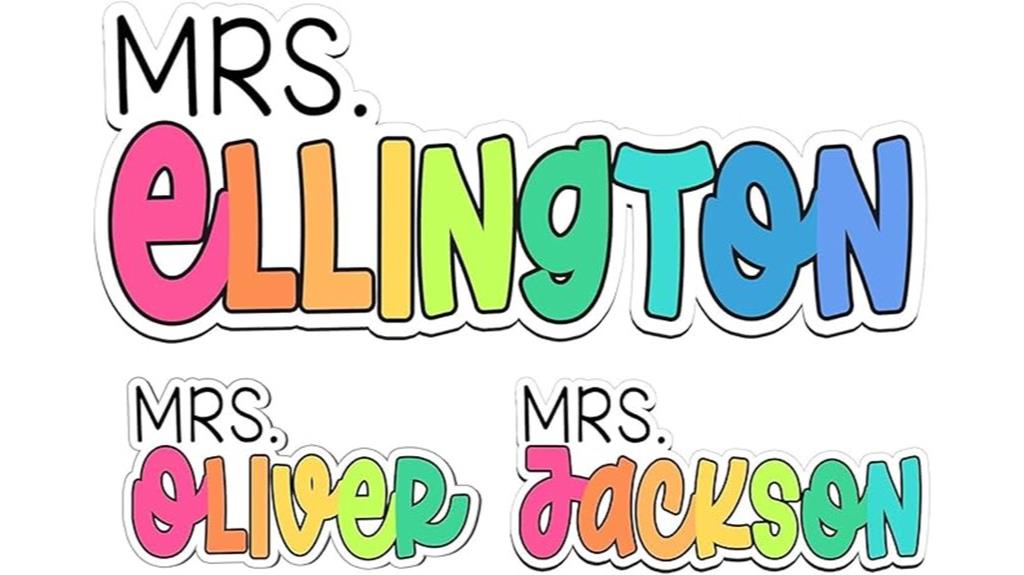 custom teacher name magnet