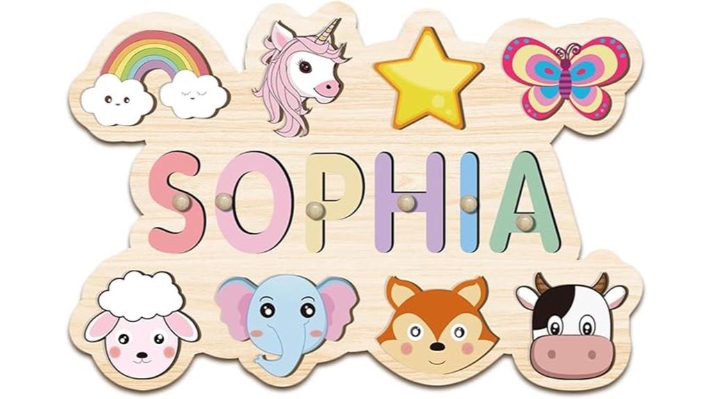custom toddler name puzzle