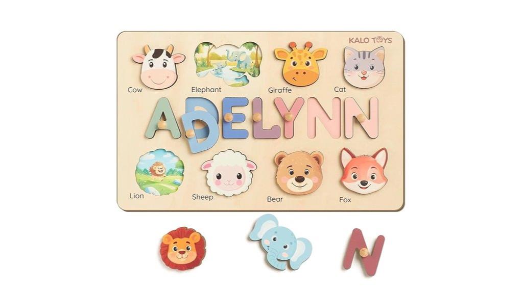 custom toddler name puzzle