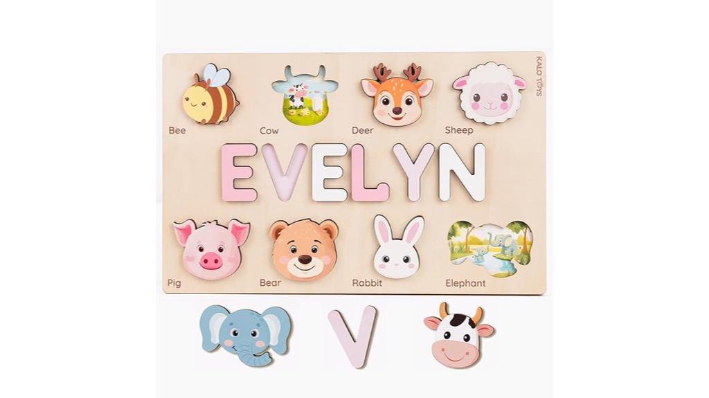 custom toddler name puzzle