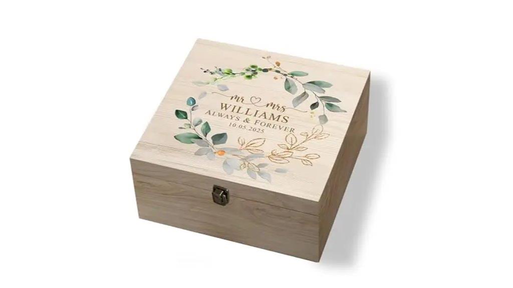 custom wedding keepsake box