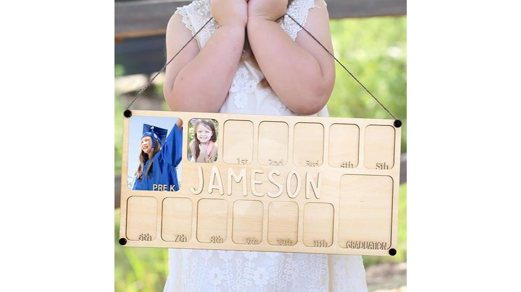 custom wooden graduation frame