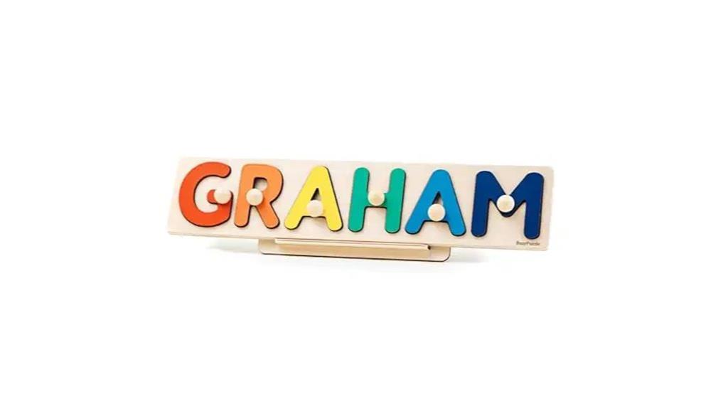 custom wooden name puzzle