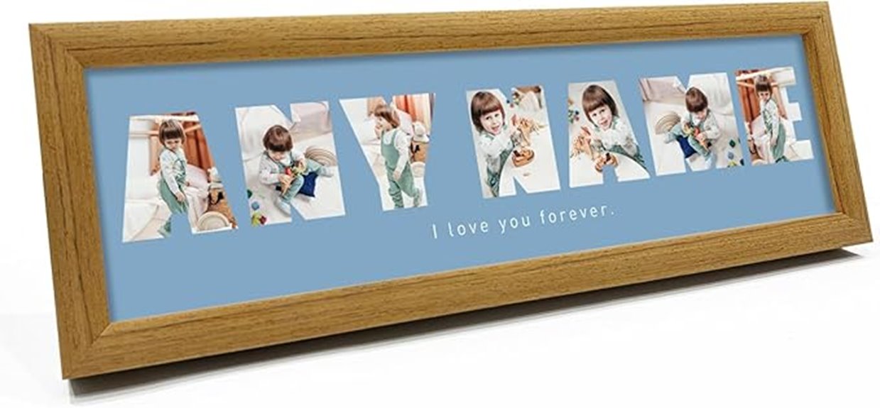 custom wooden photo collage