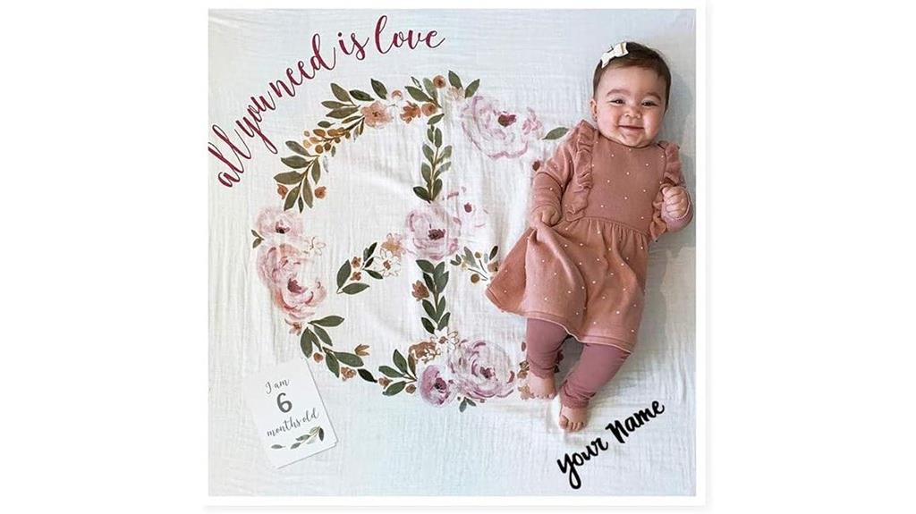 customized baby growth set