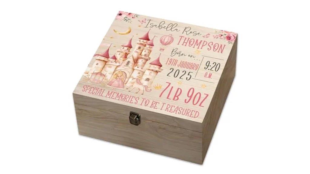 customized baby keepsake box
