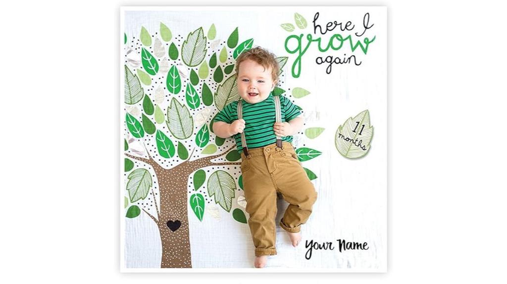 customized baby milestone set