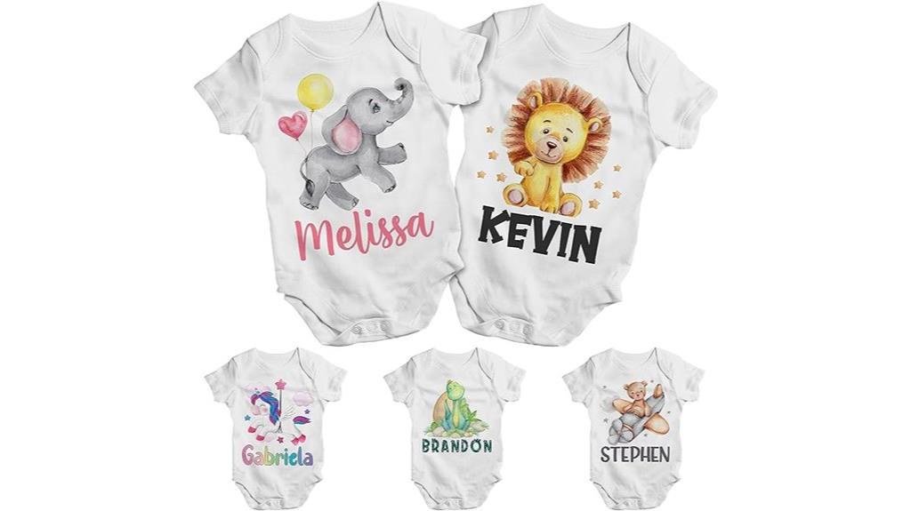customized baby name onesie
