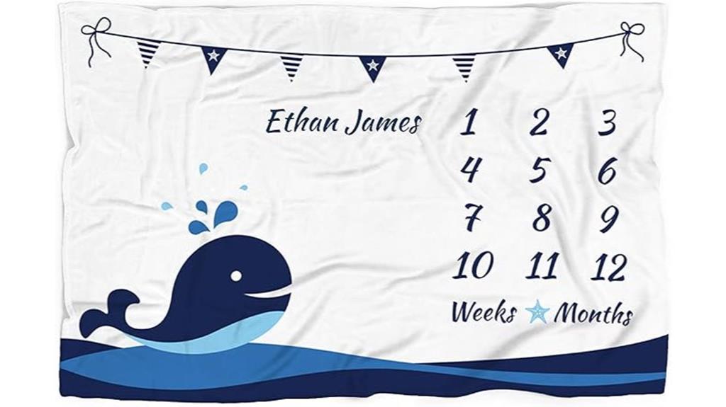 customized boy s baby blanket