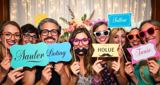 customized event photo props