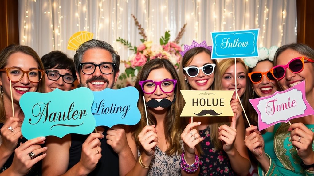customized event photo props